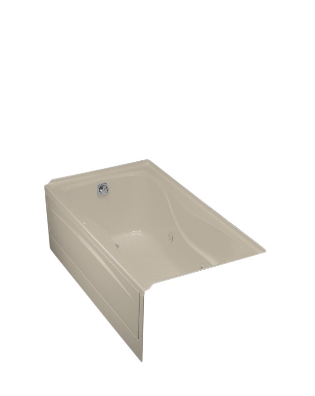 Kohler K-1209P-LA Hourglass(TM) 32 whirlpool with integral apron flange and left-hand drain (CSA)