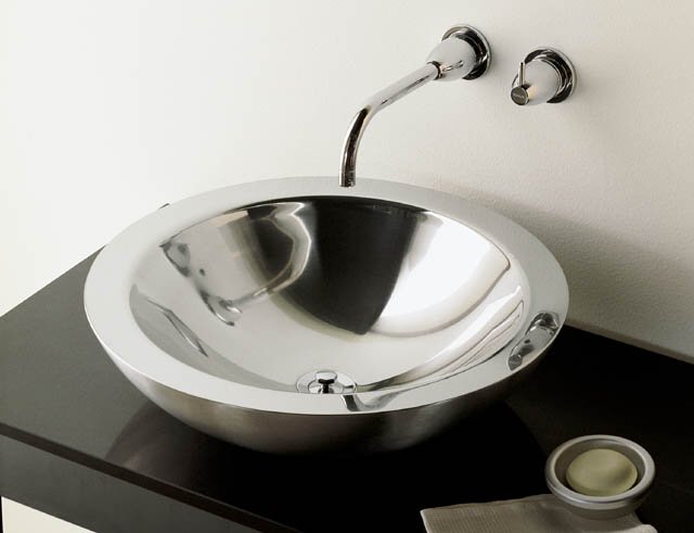 Kohler K-2277-M Timpani Vessels countertop lavatory in Mirror finish