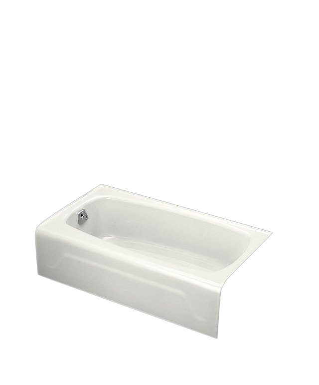 Kohler K-745-0; Seaforth (TM) bath with left-hand drain; in White