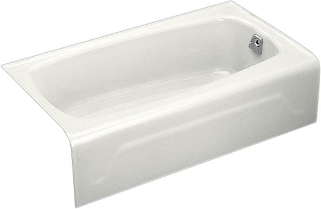 Kohler K-746-0; Seaforth (TM) bath with right-hand drain; in White