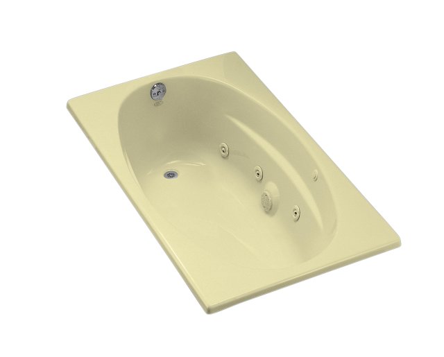 Kohler K-1139P-L 6036 Whirlpool with flange and left-hand drain (CSA)