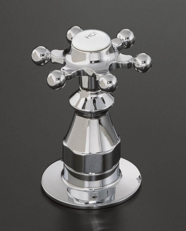 Kohler K-T135-3 Antique(TM) bath- or deck-mount high-flow bath valve trim with six-prong handles valve not included