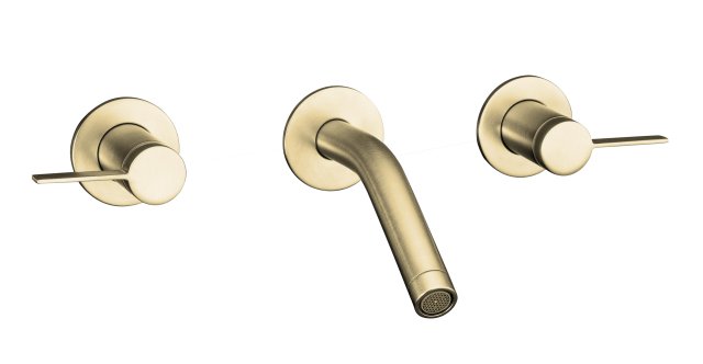 Kohler K-T944-4-BN; Stillness (R) wall-mount lavatory faucet trim valve not included; in Vibrant Brushed Nickel; Discontinued Product