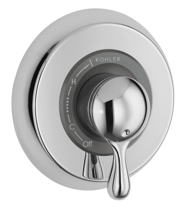 Kohler K-T9492-4 MasterShower(R) Rite-Temp(R) valve trim with lever handle valve not included