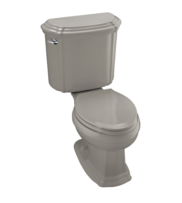 Kohler K-3591 Portrait(R) two-piece elongated toilet with left-hand trip lever less seat