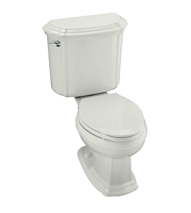 Kohler K-3591-W2 Portrait(R) elongated toilet with left-hand trip lever less seat  Earthen White; Discontinued Product