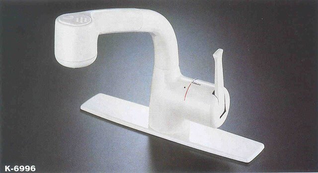 Kohler K-6996 Epicure One Lever Sink Faucet with Pullout Spray