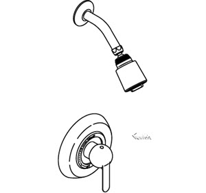 Kohler K-T14547-4 Paladar Rite-Temp Pressure-Balancing Shower Fa