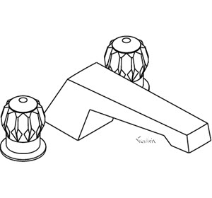 Kohler K-T6225-7 Flair Acrylic Deck-mount Bath Faucet Trim