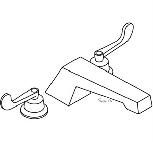Kohler K-T7026-5 Triton Deck-mount Bath Faucet Trim
