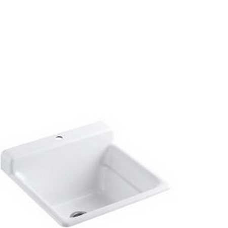 Kohler K-5898-4 Brookfield(TM) tile-in kitchen sink with four-hole faucet drilling