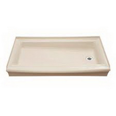 Kohler K-1786-L Fountainhead(TM) receptor with left-hand drain 60"" x 34""