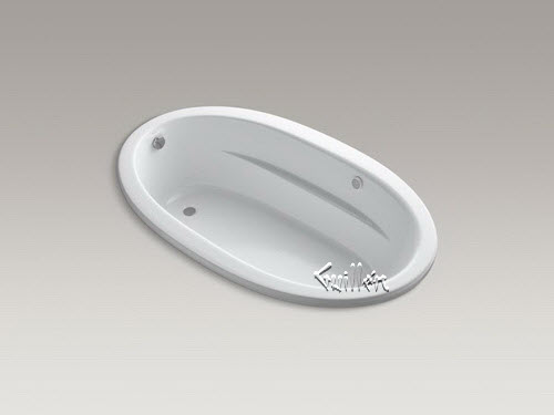 Kohler K-1164-S1GW; Sunward (R); 72"" x 42"" drop-in BubbleMassage (TM) Air Bath with Bask (TM); heated surface repair replacement technical part breakdown