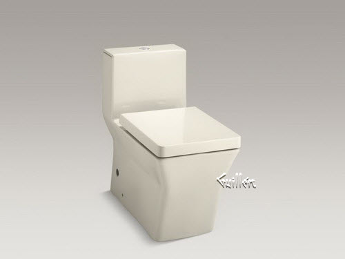 Kohler K-3797; Rve (R); Comfort Height (R) skirted one-piece elongated dual-flush toilet with top actuator repair replacement technical part breakdown