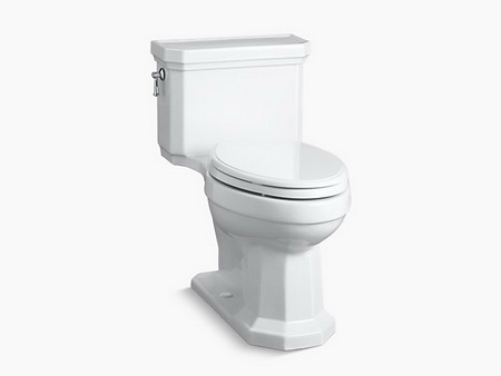 Kohler K-3940; Kathryn (R); Comfort Height (R) elongated one-piece 1.28 gpf toilet with AquaPiston (R); flush technology and concealed trapway repair replacement technical part breakdown