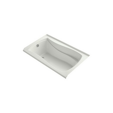 Kohler K-1239-VBLW; Mariposa (R); 60"" x 36"" alcove VibrAcoustic (R); bath with Bask (TM); heated surface tile flange and left-hand drain repair replacement technical part breakdown