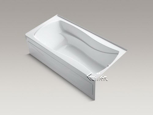 Kohler K-1257-VBRAW; Mariposa (R); 72"" x 36"" alcove VibrAcoustic (R); bath with Bask (TM); heated surface apron and right-hand drain repair replacement technical part breakdown