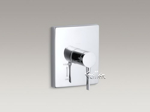 Kohler K-T14782-4-CP; Stance (R); volume control valve trim; in Polished Chrome; Discontinued Product