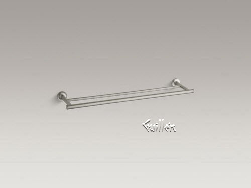 Kohler K-14375; Purist (R) ; double towel bar repair replacement technical part breakdown