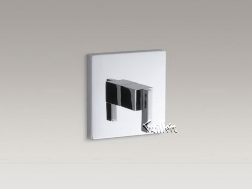 Kohler K-T14672-4-CP; Loure (R); thermostatic valve trim; in Polished Chrome