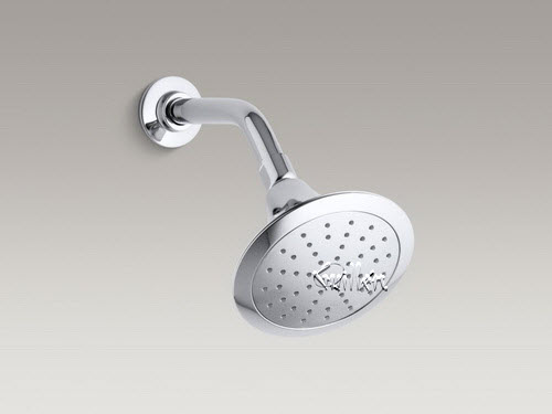 Kohler K-10327; Fort (R) ; 2.0 gpm single-function showerhead with Katalyst (R) air-induction spray repair replacement technical part breakdown