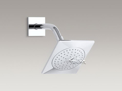 Kohler K-14786; Loure (R) ; 2.5 gpm single-function showerhead with Katalyst (R) air-induction spray showerarm and flange not included repair replacement technical part breakdown