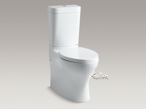 Kohler K-3753; Persuade (R); Circ Comfort Height (R) skirted two-piece elongated dual-flush toilet with top-mount actuator repair replacement technical part breakdown