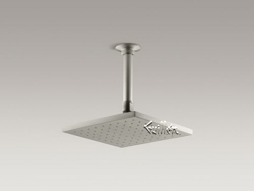 Kohler K-13695; ; ; Contemporary Square 8"""" rainhead with Katalyst (R) air-induction spray 2.5 gpm repair replacement technical part breakdown