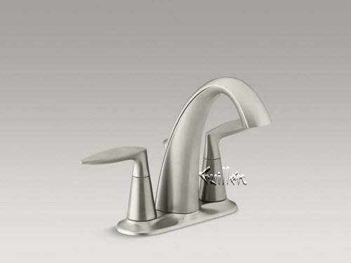 Kohler K-45100-4; Alteo (R) ; centerset bathroom sink faucet with lever handles repair replacement technical part breakdown