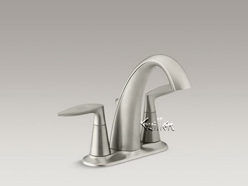 Kohler K-45100-4; Alteo (R) ; centerset bathroom sink faucet with lever handles repair replacement technical part breakdown