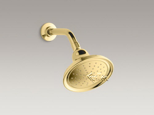 Kohler K-45413; Devonshire (R) ; 2.0 gpm single-function showerhead with Katalyst (R) air-induction spray repair replacement technical part breakdown