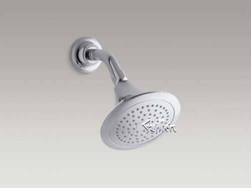 Kohler K-10282-AK; Fort (R) ; 2.5 gpm single-function wall-mount showerhead with Katalyst (R) air-induction spray repair replacement technical part breakdown