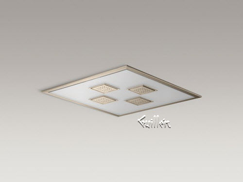 Kohler K-98741; WaterTile (R) ; Ambient Rain (R); overhead rain shower repair replacement technical part breakdown
