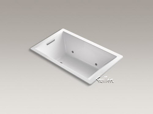 Kohler K-1849-GVBCW; Underscore (R); 60"" x 36"" drop-in VibrAcoustic (R); + BubbleMassage (TM) air bath with Bask (TM); heated surface and chromatherapy repair replacement technical part breakdown