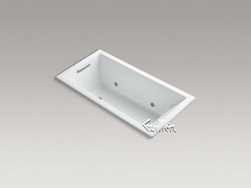 Kohler K-1167-VBCW; Underscore (R); 60"" x 30"" drop-in VibrAcoustic (R); bath with Bask (TM); heated surface and chromatherapy repair replacement technical part breakdown