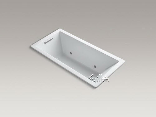 Kohler K-1822-VBCW; Underscore (R); 66"" x 32"" drop-in VibrAcoustic (R); bath with Bask (TM); heated surface and chromatherapy repair replacement technical part breakdown