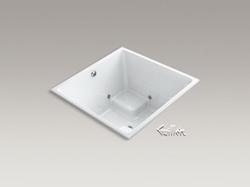 Kohler K-1969-GVBCW; Underscore (R); Cube 48"" x 48"" drop-in VibrAcoustic (R); + BubbleMassage (TM) air bath with Bask (TM); heated surface and chromatherapy repair replacement technical part breakdown
