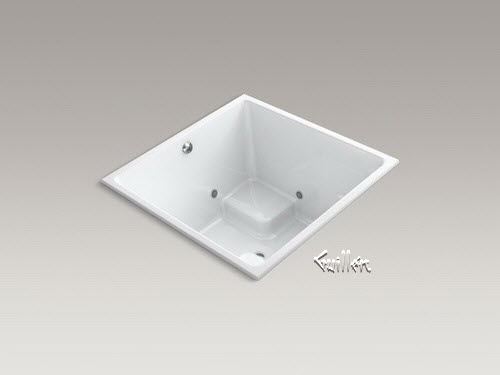 Kohler K-1969-VBCW; Underscore (R); 48"" x 48"" drop-in VibrAcoustic (R); bath with Bask (TM); heated surface and chromatherapy repair replacement technical part breakdown