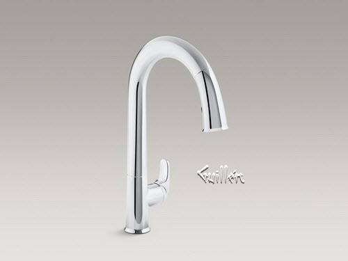 Kohler K-72218; Sensate (TM) ; Sensate (TM); touchless kitchen faucet with 15-1/2"""" pull-down spout DockNetik (R); magnetic docking system and a 2-function sprayhead featuring the new Sweep (TM) spray repair replacement technical part breakdown