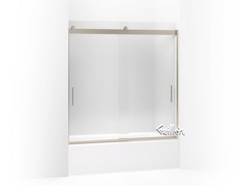 Kohler K-706203-L; Levity (R); front sliding glass panel for shower door K-706003 repair replacement technical part breakdown