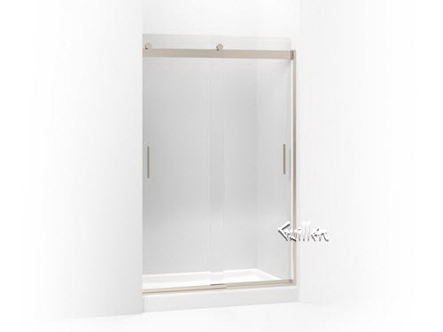 Kohler K-706210-L; Levity (R); front sliding glass panel and assembly kit for shower door K-706010 repair replacement technical part breakdown