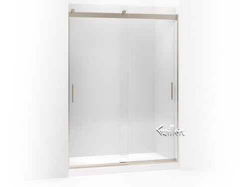 Kohler K-706213-L; Levity (R); front sliding glass panel and assembly kit for shower door K-706013 repair replacement technical part breakdown