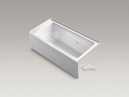 Kohler K-1947-RA; Archer (R); 60"" x 30"" alcove whirlpool with integral flange and right-hand drain repair replacement technical part breakdown