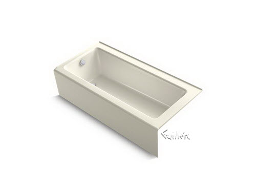 Kohler K-859-G96; Bellwether (R); 66"" x 32"" alcove BubbleMassage (TM) Air Bath with Biscuit airjet trim left-hand drain and heater repair replacement technical part breakdown