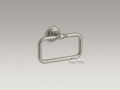 Kohler K-72571-BN; Artifacts (R); towel ring; in Vibrant Brushed Nickel