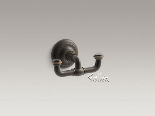 Kohler K-72572; Artifacts (R) ; double robe hook repair replacement technical part breakdown