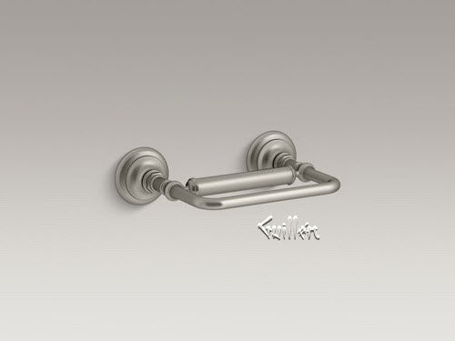 Kohler K-72573-BN; Artifacts (R); pivoting toilet tissue holder; in Vibrant Brushed Nickel
