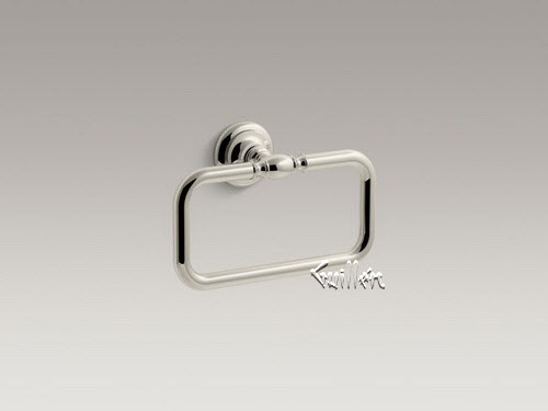 Kohler K-72571-SN; Artifacts (R); towel ring; in Vibrant Polished Nickel
