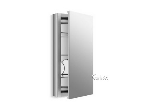 Kohler K-99001; Verdera (TM); 15"" x 30"" slow-close medicine cabinet with magnifying mirror repair replacement technical part breakdown