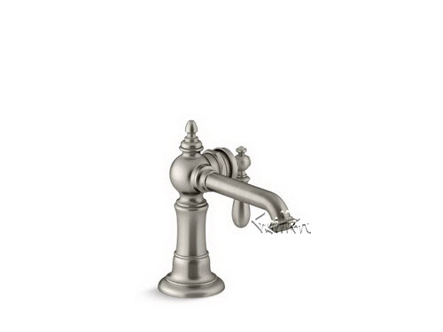 Kohler K-72762-9M-BN; Artifacts (R); single-handle bathroom sink faucet; in Vibrant Brushed Nickel